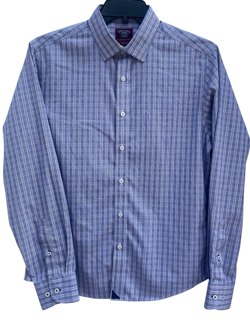 UNTUCKit Striped Button Down, Slim Fit, Size M, EUC